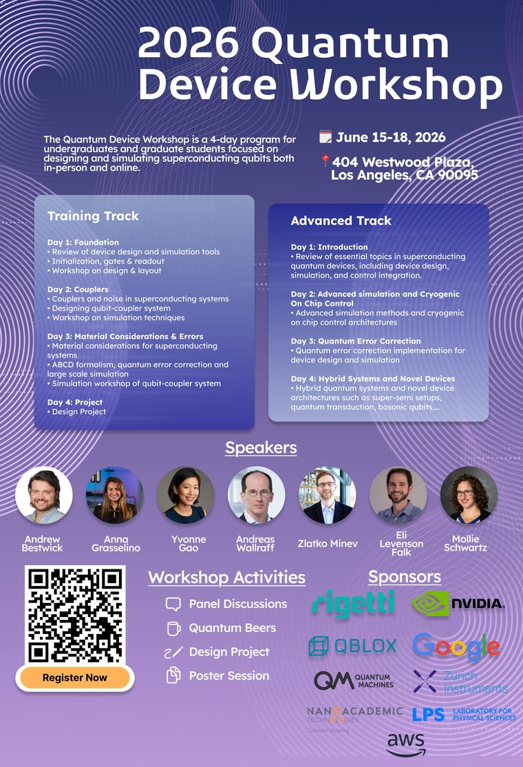 2026 Quantum Device Workshop poster